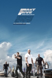 Fast Five Movie Poster Vin Diesel Paul Walker Dwayne Johnson