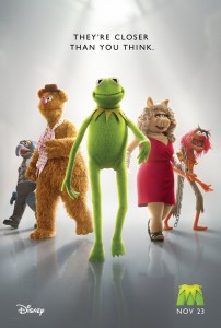 The Muppets Movie Poster Disney November 2011