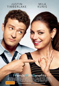 Friends With Benefits Movie Poster Justin Timberlake Mila Kunis
