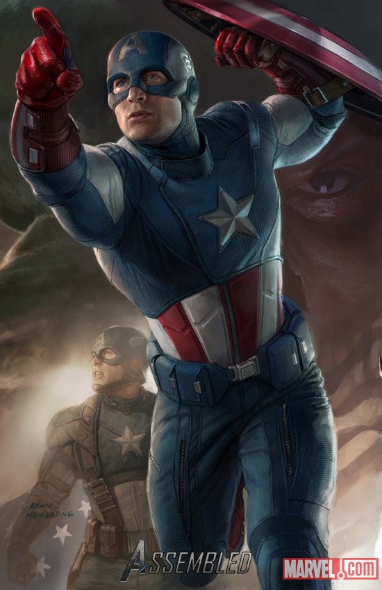 The Avengers Character Poster: Captain America