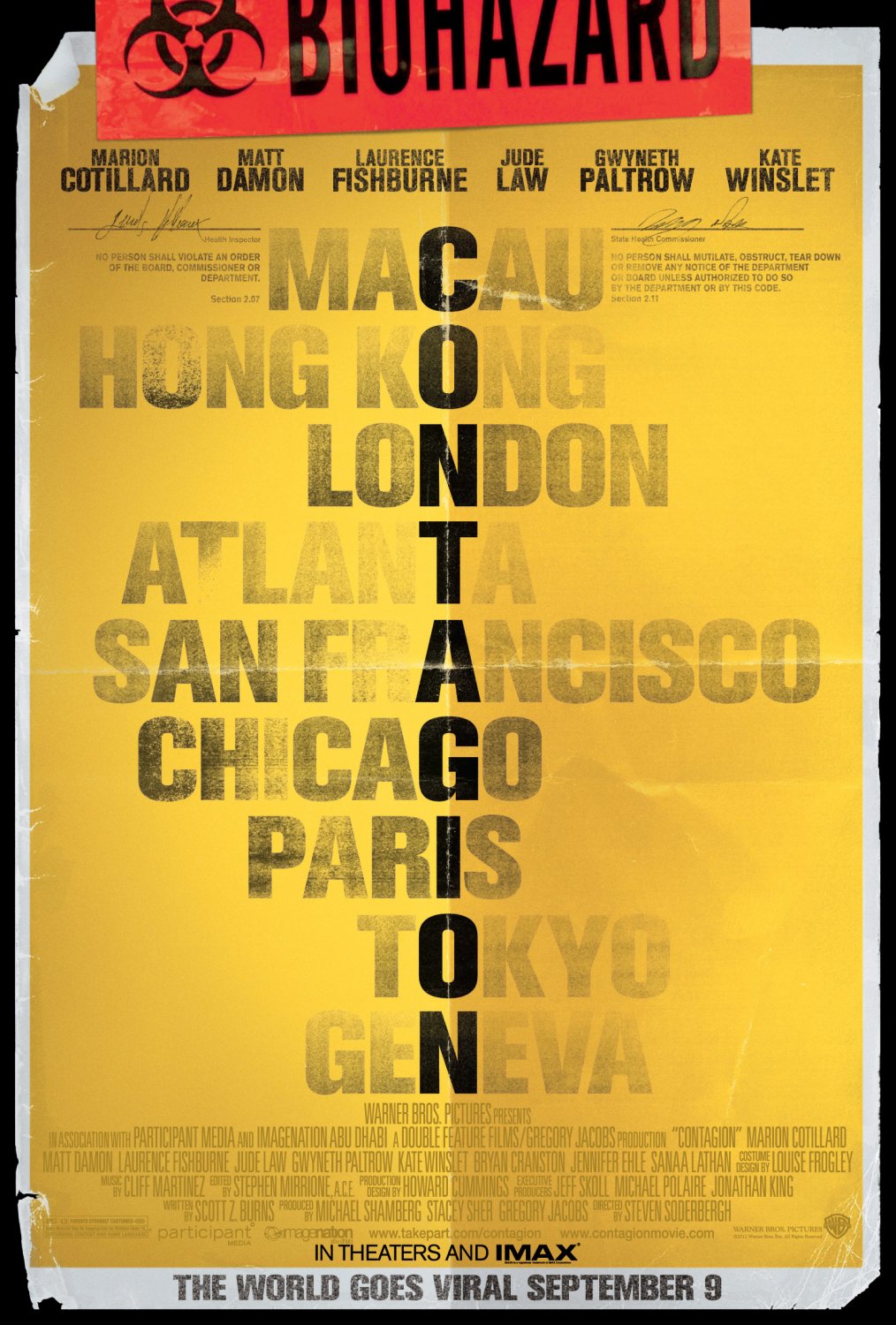 Contagion Movie Poster