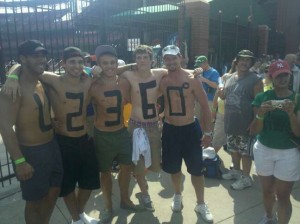 Fans at U2 show