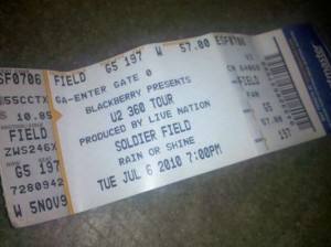 u2 360 chicago ticket