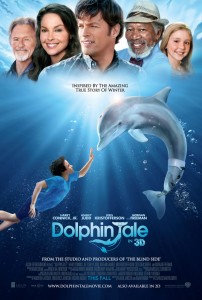 Dolphin Tale Movie Poster Morgan Freeman