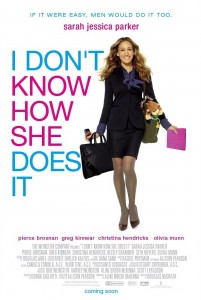 I Don't Know How She Does It Poster Sarah Jessica Parker Poster