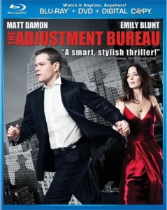 The Adjustment Bureau Bluray Cover Matt Damon