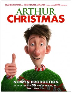arthur christmas movie poster
