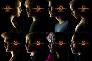 The Hunger Games Movie Poster Collage