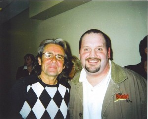 Tom Okeefe with Davy Jones of the Monkees