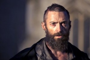 Hugh Jackman as Jean Valjean in Les Miserables Movie