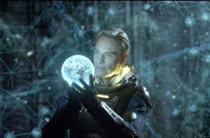 Michael Fassbender as David in Prometheus