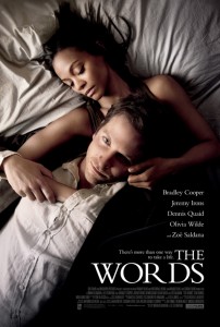 The Words Movie Poster Bradley Cooper Zoe Saldana