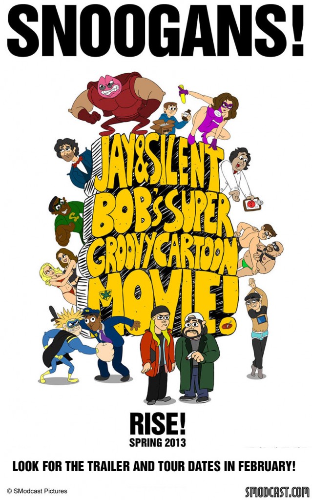 Jay and Silent Bob Super Groovy Cartoon Movie Poster