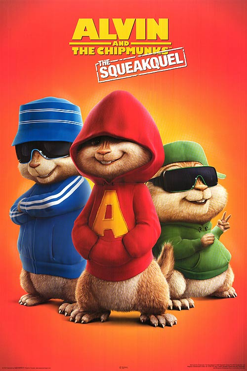 Alvin and the Chipmunks the Squeakquel Poster