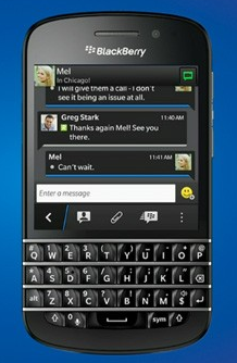 New Blackberry q10 smartphone