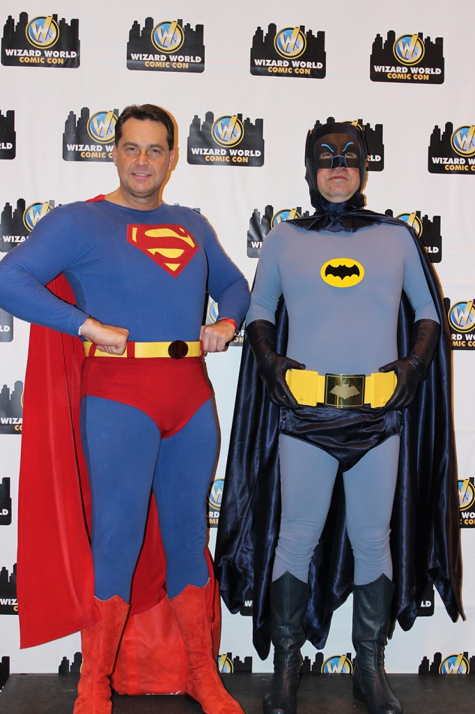 Superman and Batman at St Louis Comic Con 2013