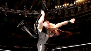 Brock Lesner Attacks 3MB on WWE Raw