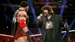 Ryback vs Mick Foley WWE Raw