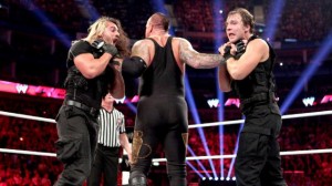 Undertaker Choke Slam Shield WWE Raw