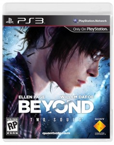 Beyond Two Souls Ellen Page Willem Dafoe Box Art PS3