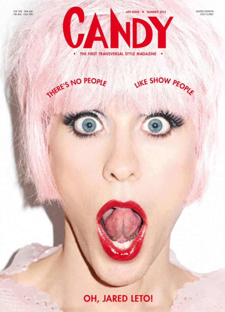 Jared Leto Candy Magazine Cover