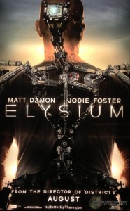 Elysium Poster Matt DAmon