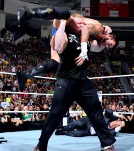 Lesnar CM Punk Raw