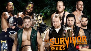 6 man elimination match WWE Survivor Series 2013