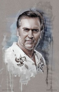 Bruce Campbell St. Louis Comic Con VIP Exclusive Lithograph by Rob Prior. 11" x 17" Limited Edition FREE to Bruce Campbell VIP’s, Otherwise $TBD