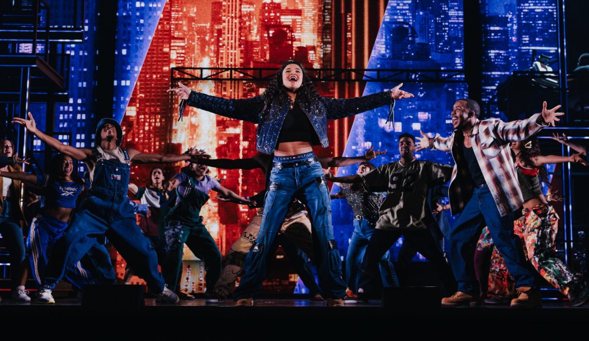Maya Drake as Ali and the company of the North American Tour of Alicia Keys' Hell's Kitchen. Photo by Marc J Franklin