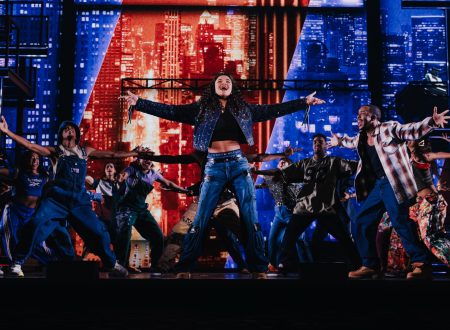 Maya Drake as Ali and the company of the North American Tour of Alicia Keys' Hell's Kitchen. Photo by Marc J Franklin
